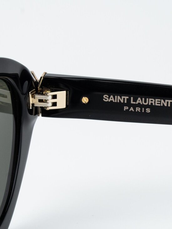 Saint Laurent Women Sunglasses Black Grey Cat Eye SLM60 006 NEW AUTHENTIC main image 7